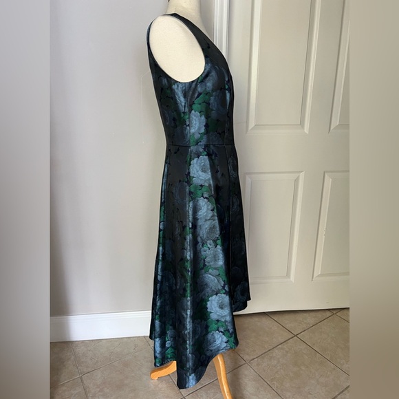 Adriana Papell High Low Jacquard Dress size 6 - Picture 3 of 5
